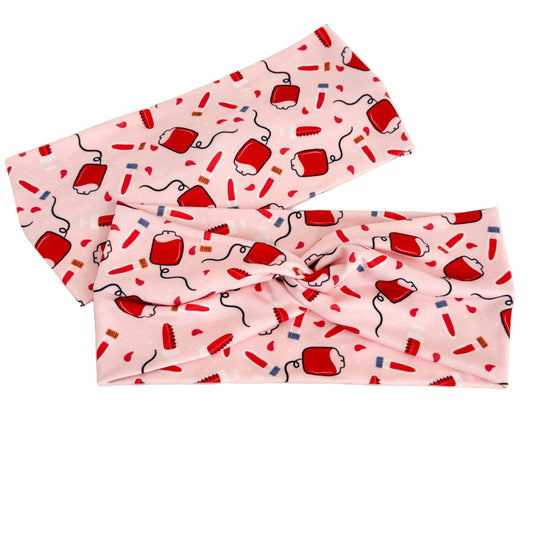 Phlebotomist Blood Bags Headband