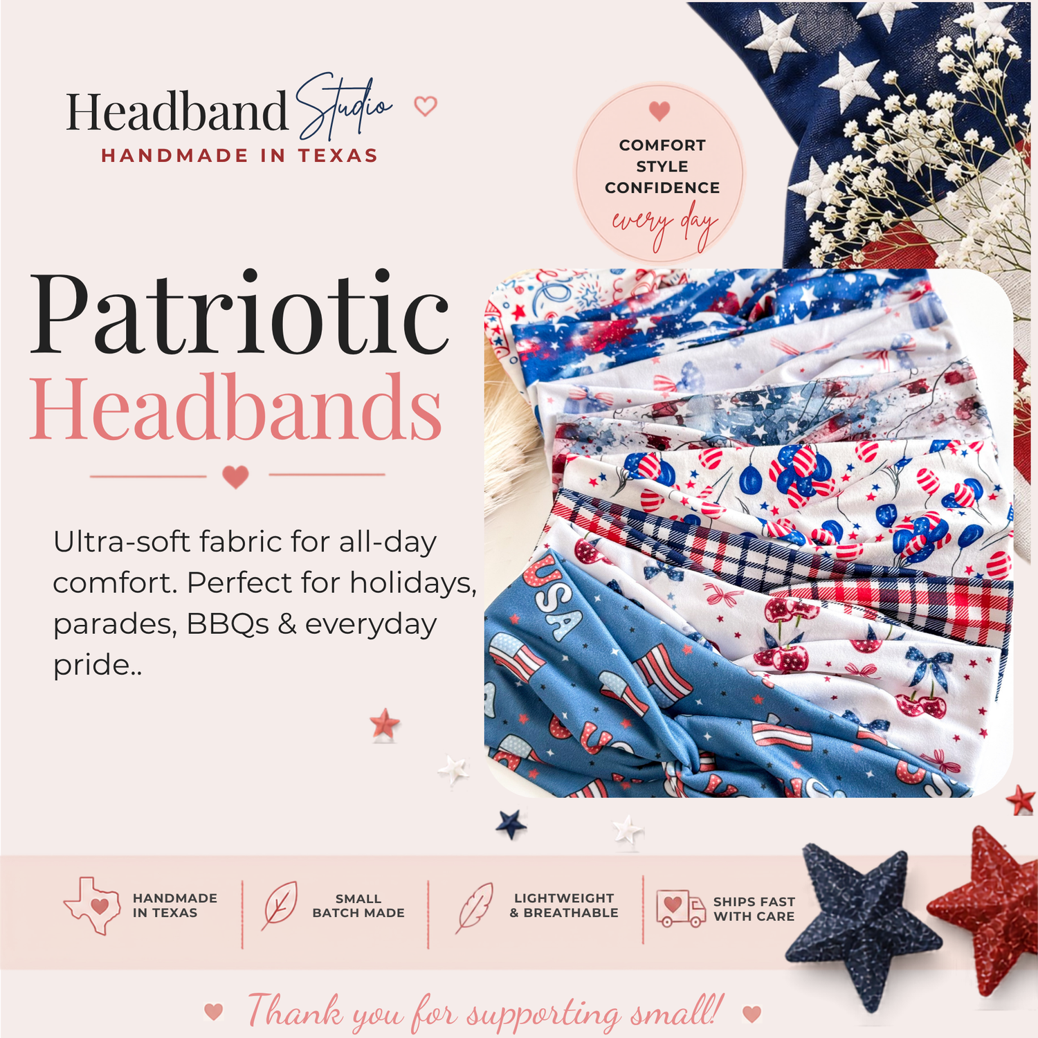 Patriotic Headbands