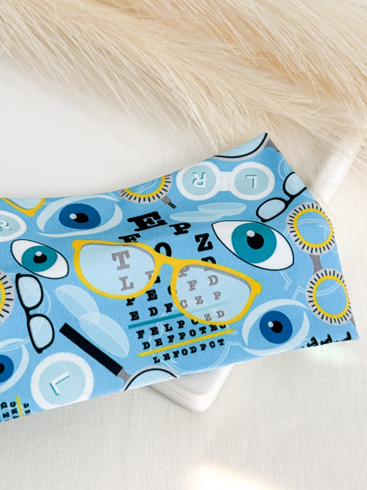 Blue Clear Vision Headband – Optometry Hair Accessory for Clinics