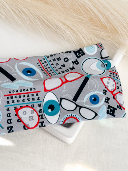 Gray Optometry Headband – Eye Care Nurse Handmade Headband