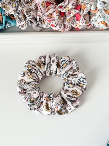 Handmade Scrunchies for Teachers – Back-to-School Hair Accessories Headband Studio