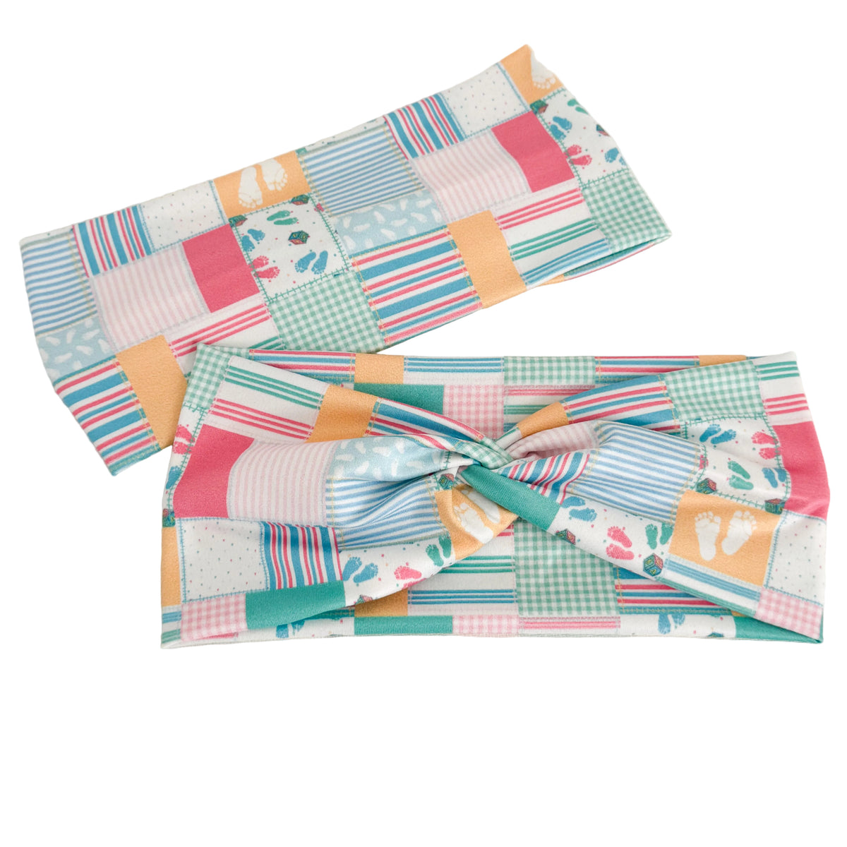 L&D Patchwork Nurse Headband – Labor & Delivery Handmade Headband