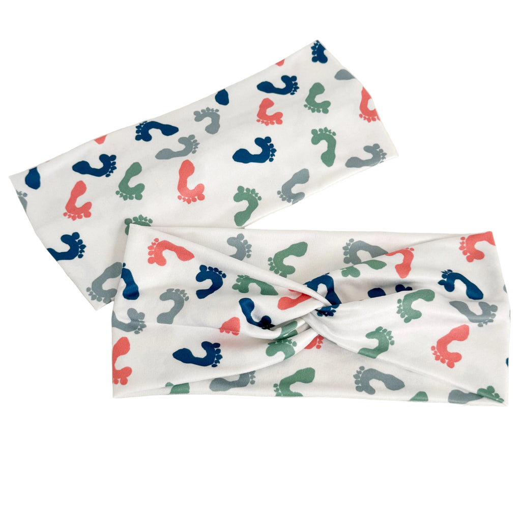 Baby Feet Nurse Headband – Labor & Delivery Handmade Headband