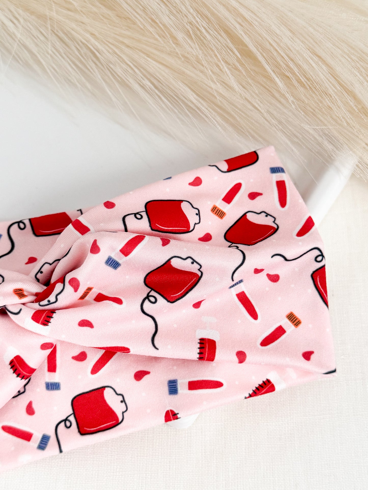 Phlebotomist Blood Bags Headband