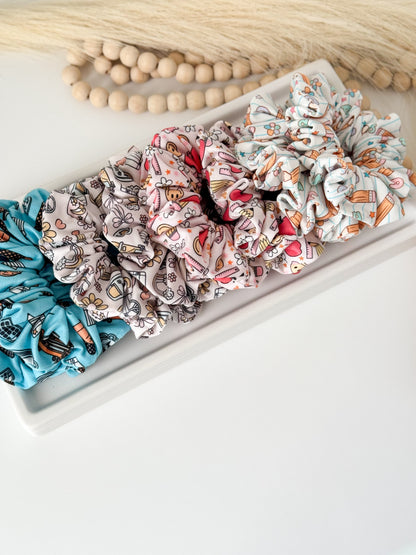 Handmade Scrunchies for Teachers – Back-to-School Hair Accessories Headband Studio