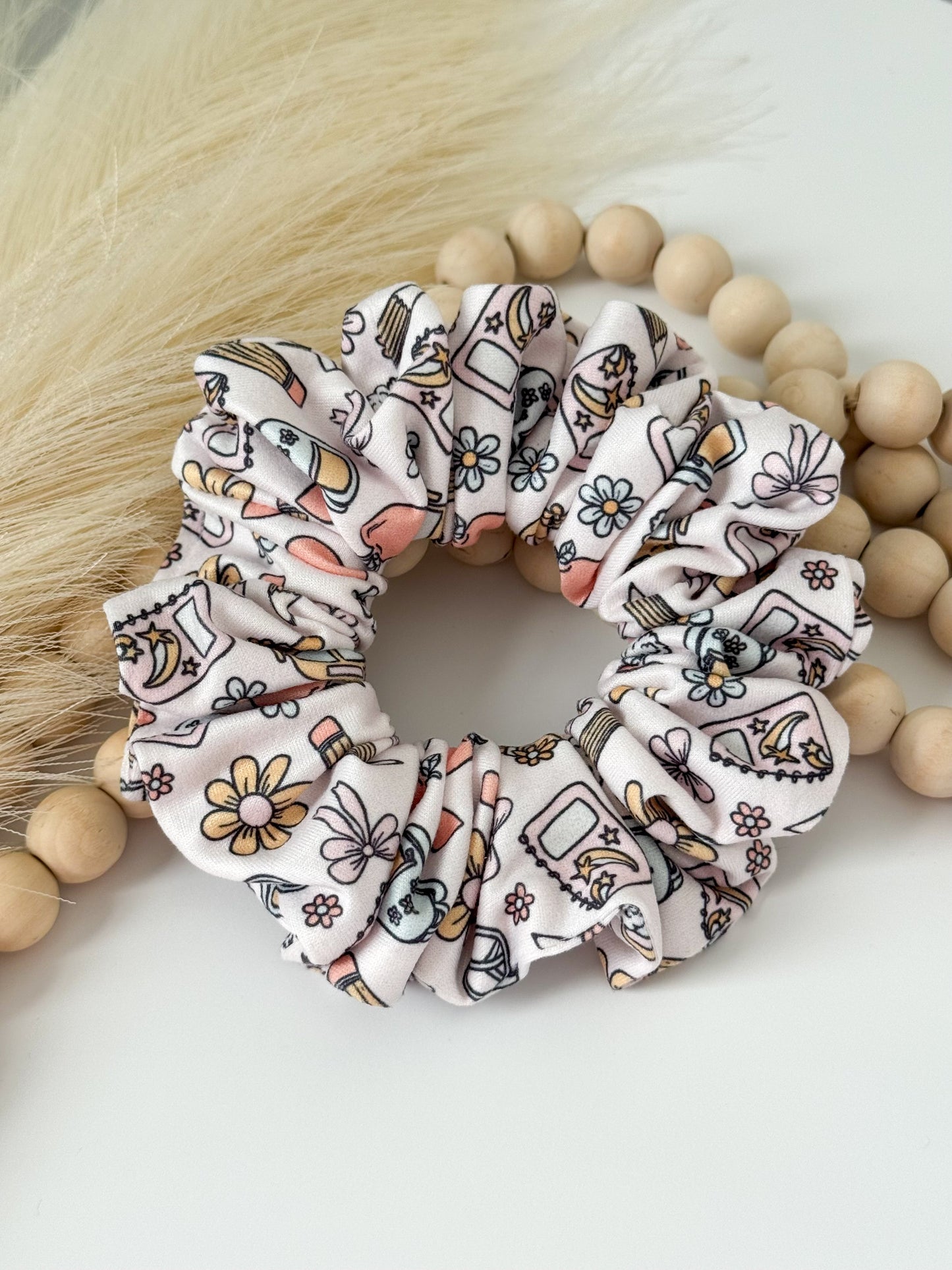 Handmade Scrunchies for Teachers – Back-to-School Hair Accessories Headband Studio