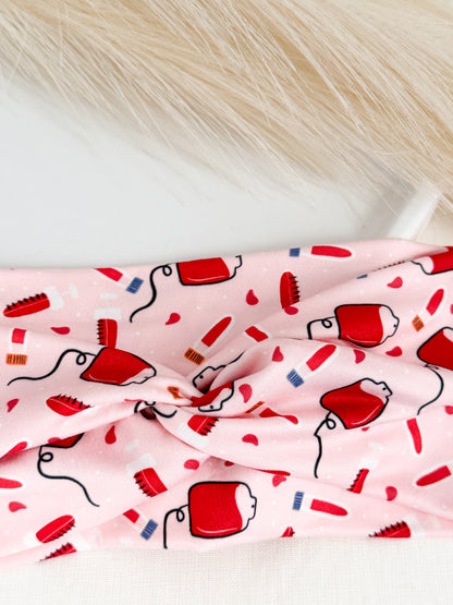 Phlebotomist Blood Bags Headband