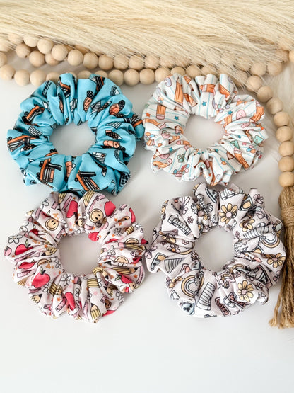 Handmade Scrunchies for Teachers – Back-to-School Hair Accessories Headband Studio