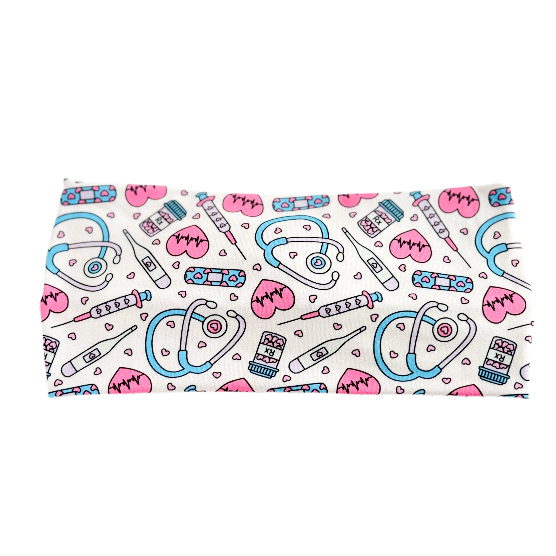 Pink Nurse Twist Headband Headband Studio