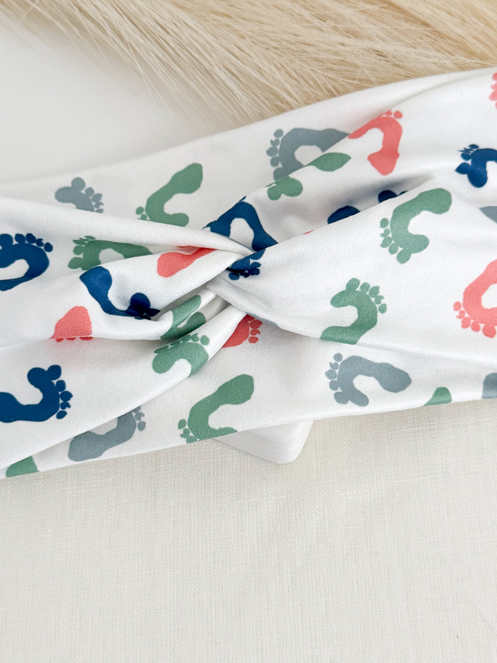 Baby Feet Nurse Headband – Labor & Delivery Handmade Headband