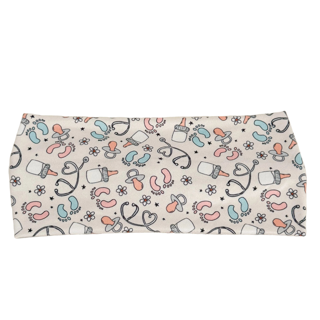 NICU Nurse Headband – Handmade Healthcare Hair Accessory