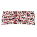 Ultrasound tech print twist headband for sonographers and ultrasound techs – handmade by Headband Studio