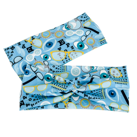 Blue Clear Vision Headband – Optometry Hair Accessory for Clinics