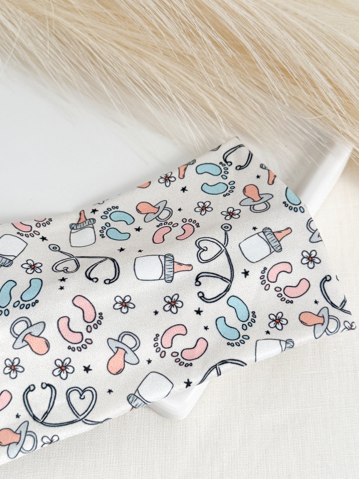 NICU Nurse Headband – Handmade Healthcare Hair Accessory