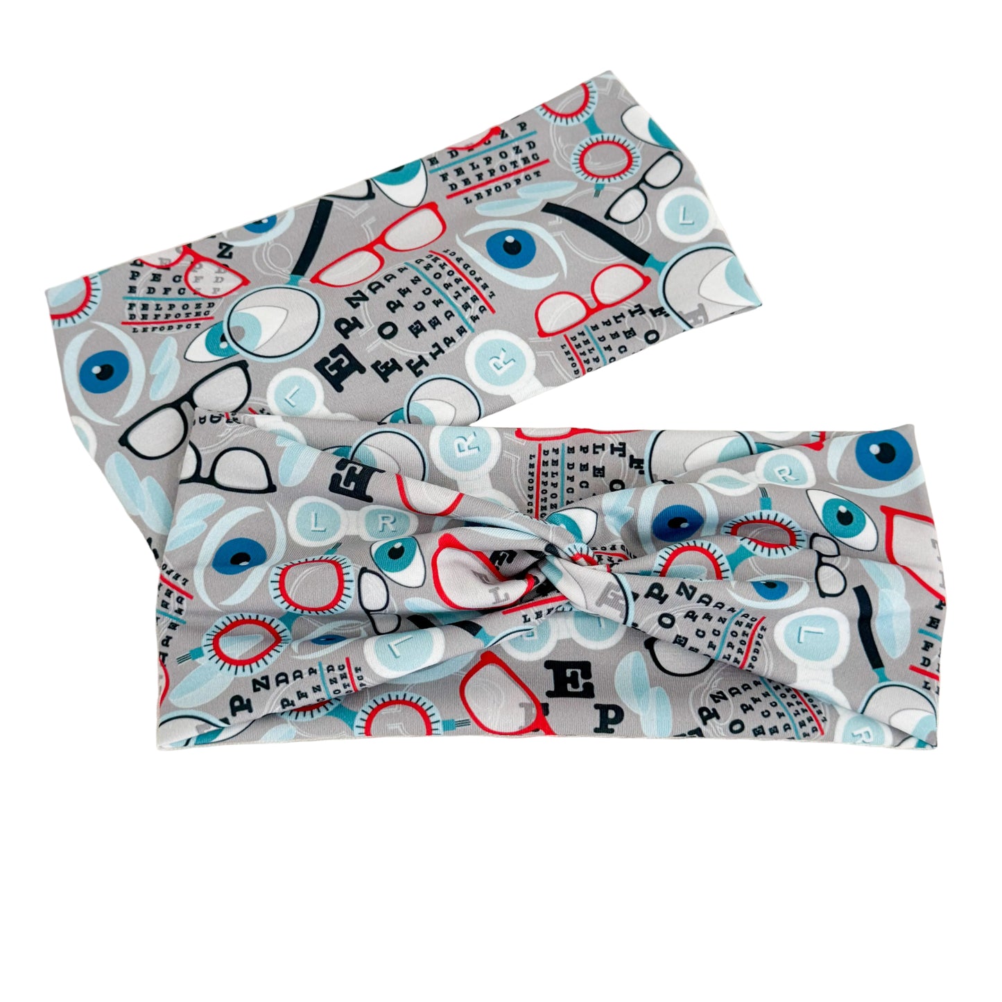 Gray Optometry Headband – Eye Care Nurse Handmade Headband