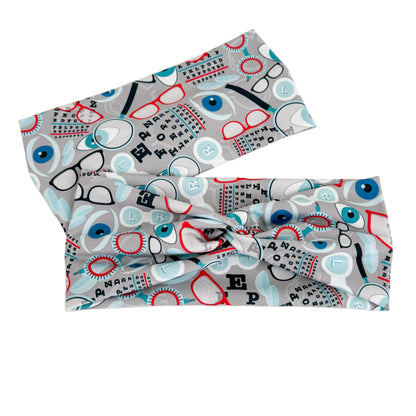Gray Optometry Headband – Eye Care Nurse Handmade Headband