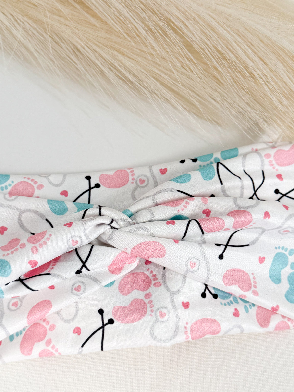 Labor & Delivery Nurse Headband – Handmade L&D Hair Accessory