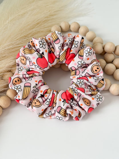 Handmade Scrunchies for Teachers – Back-to-School Hair Accessories Headband Studio