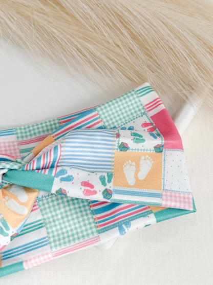 L&D Patchwork Nurse Headband – Labor & Delivery Handmade Headband