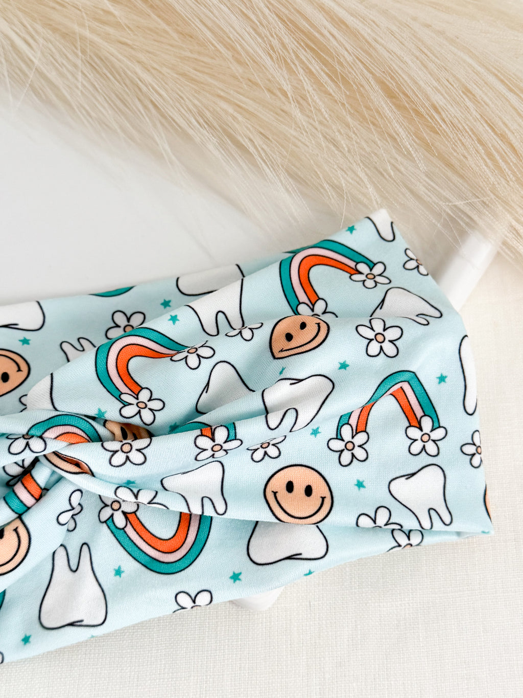 Retro Dental Twist Headband – Gift for Dentists & Hygienists