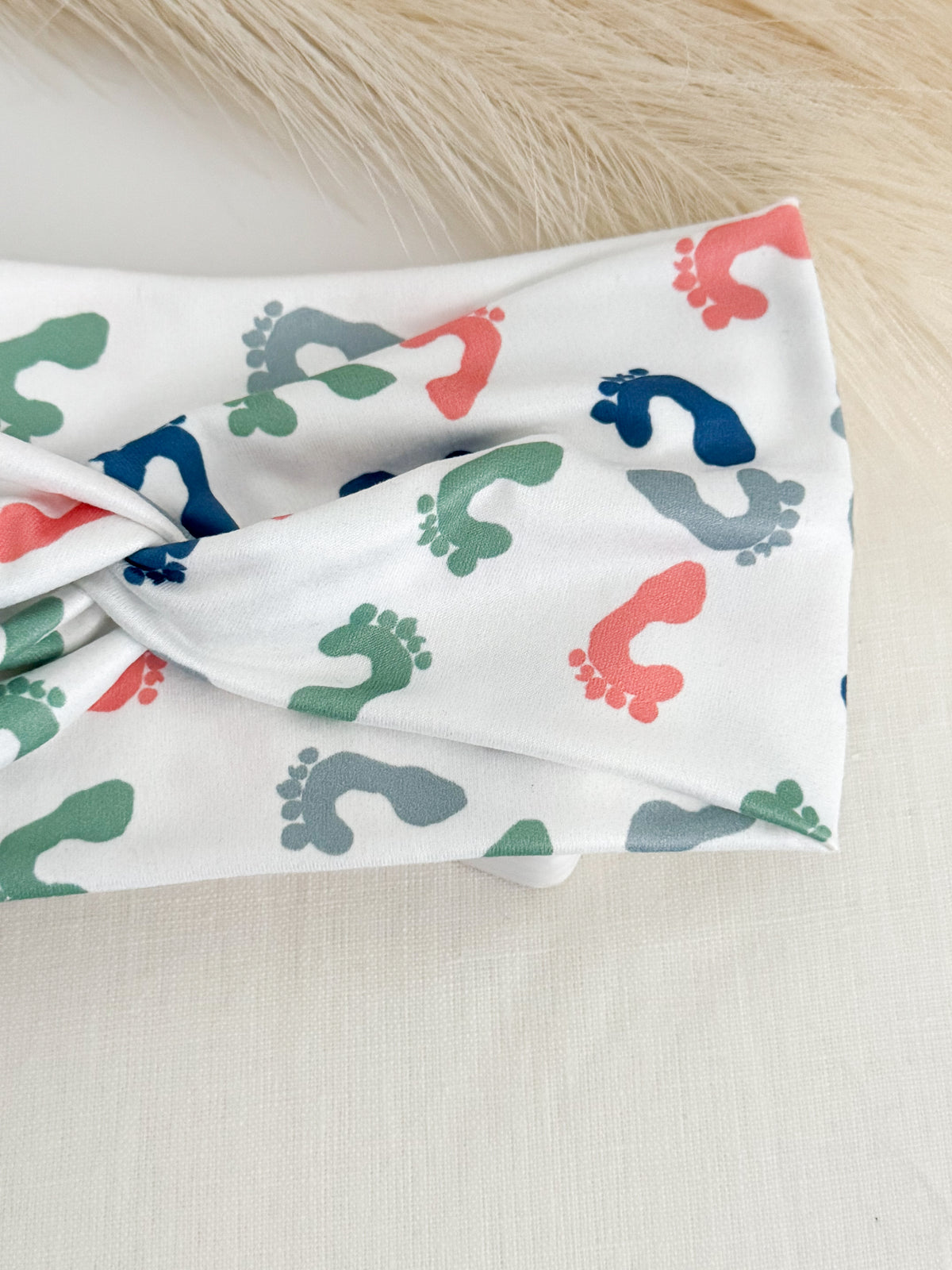 Baby Feet Nurse Headband – Labor & Delivery Handmade Headband