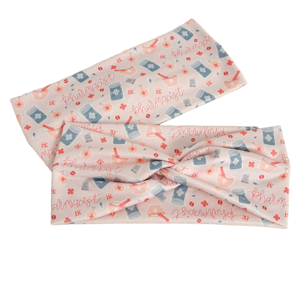 Pharmacy Headband – Handmade Gift for Pharmacists & Pharmacy Techs