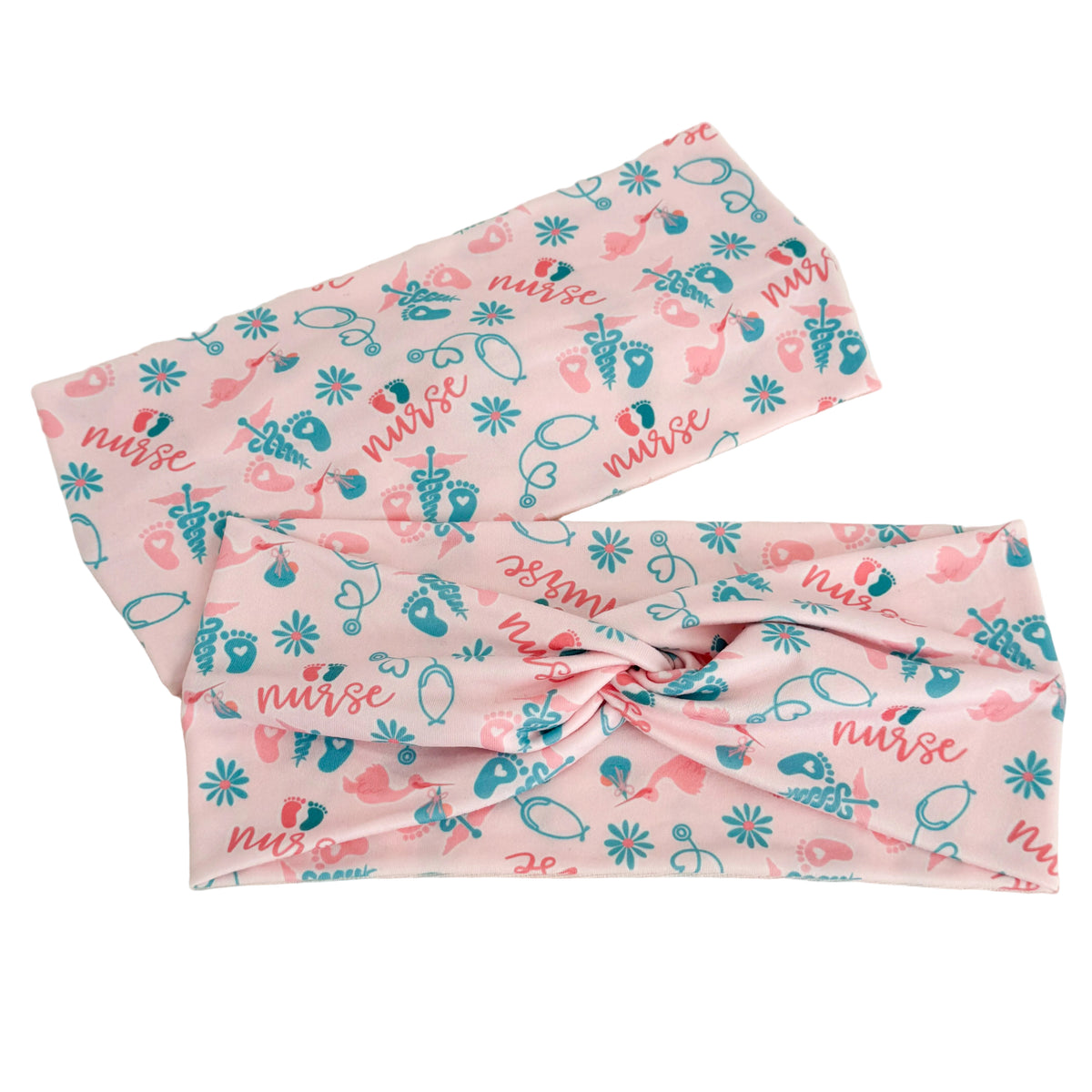 Pink Labor & Delivery Nurse Headband – Labor & Delivery Handmade Headband
