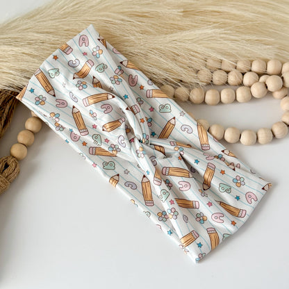 Handmade Teacher Headband – Comfortable, Professional & Stylish for Classroom Wear  Headband Studio