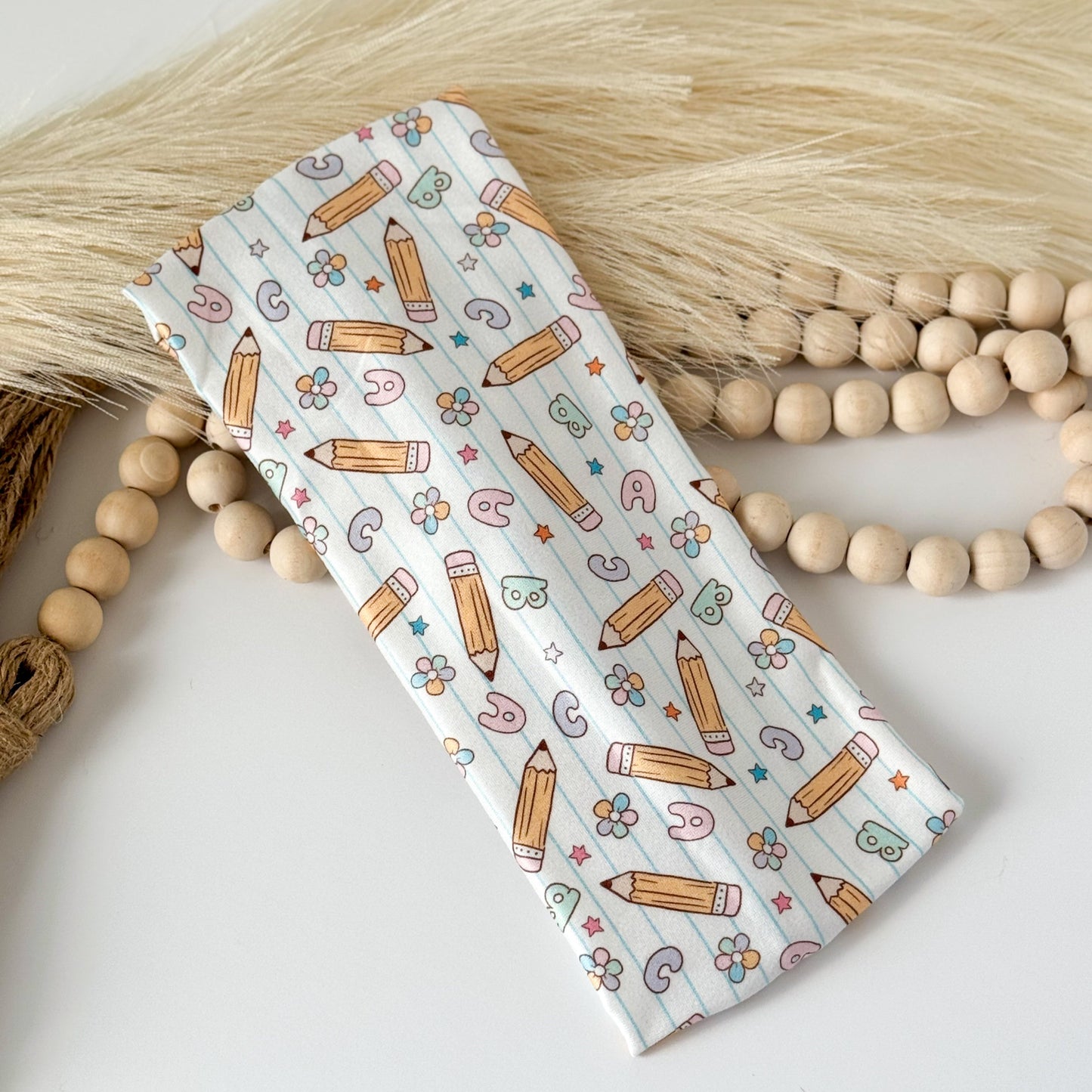 Handmade Teacher Headband – Comfortable, Professional & Stylish for Classroom Wear Headband Studio