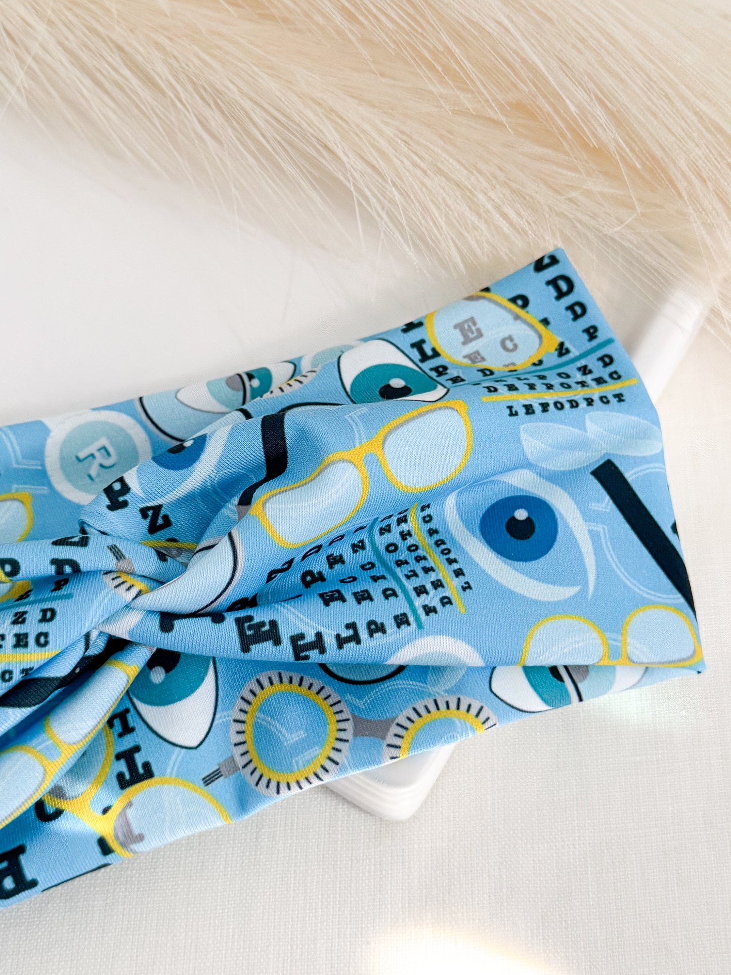 Blue Clear Vision Headband – Optometry Hair Accessory for Clinics