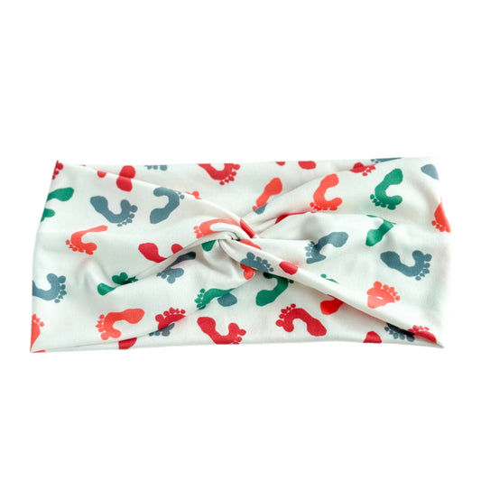 Baby Feet II Twist Headband Headband Studio