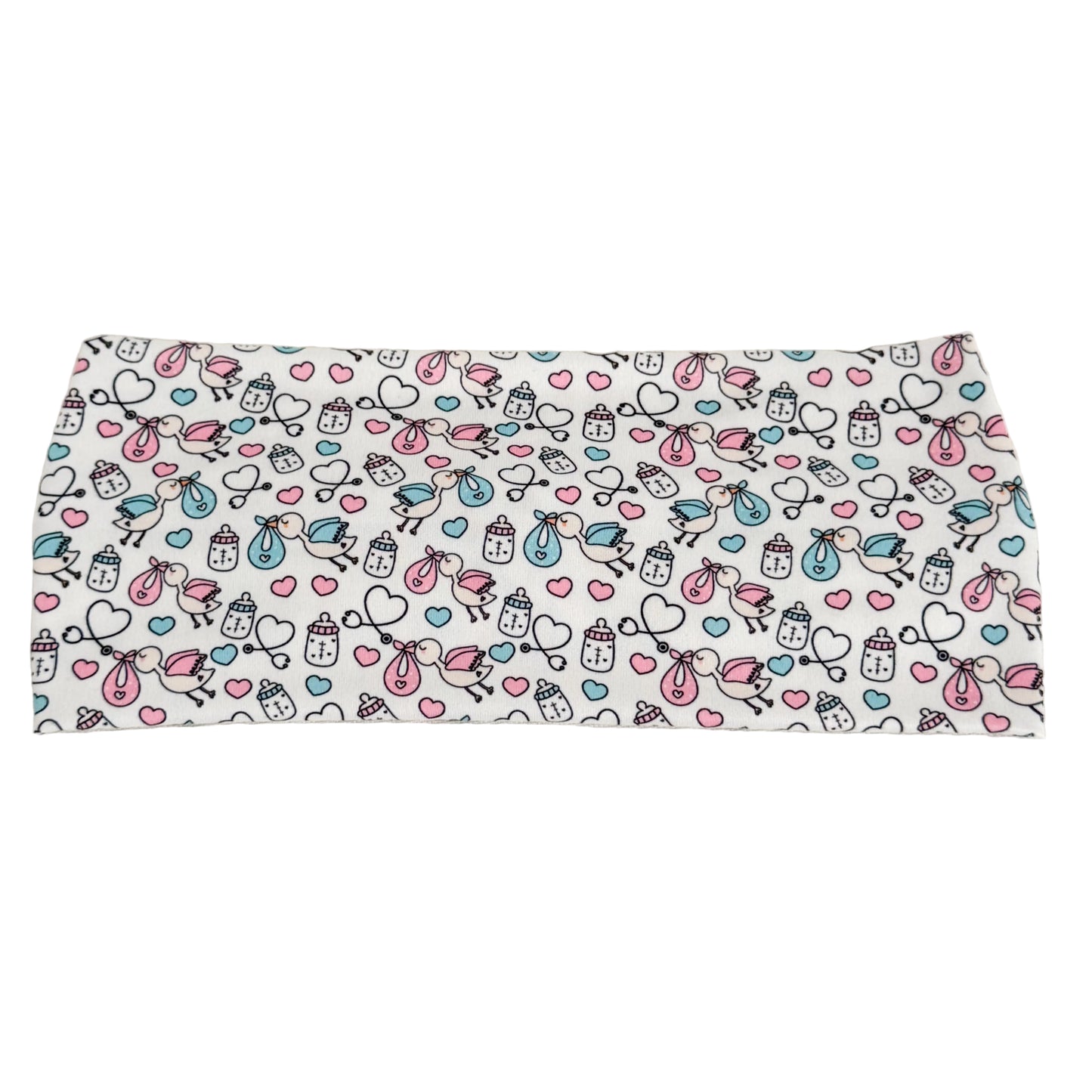 Baby Stork Nurse Headband  – Labor & Delivery Handmade Headband