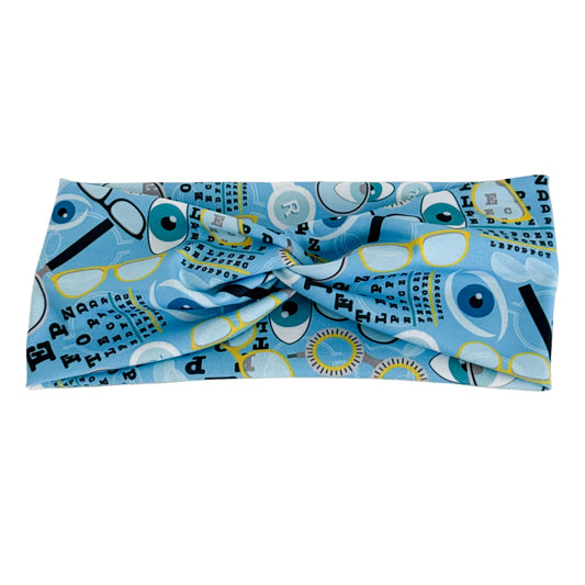Blue Clear Vision Headband – Optometry Hair Accessory for Clinics