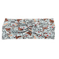 Doctor bear print twist headband for doctors, residents & medical students – handmade by Headband Studio