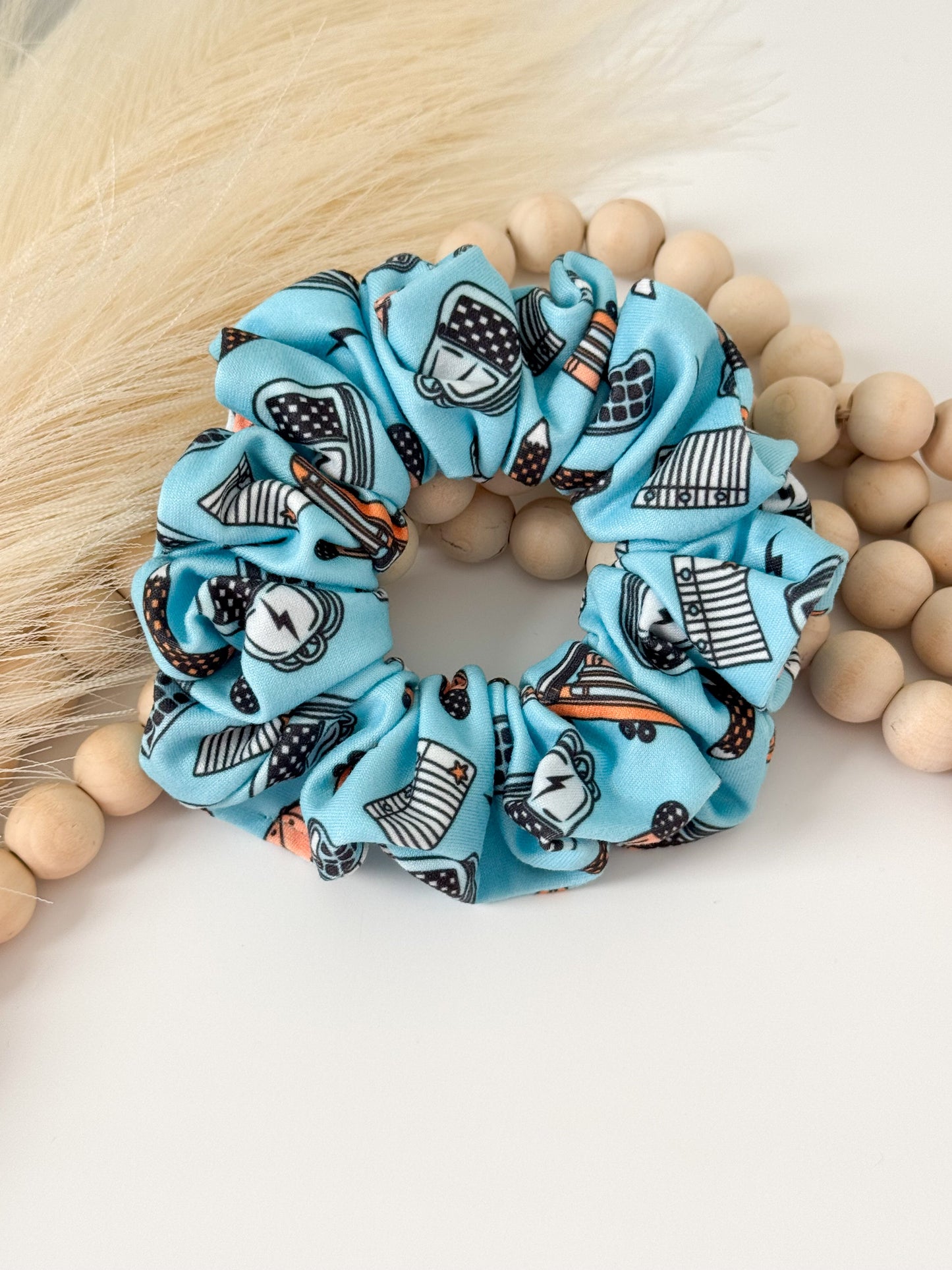Handmade Scrunchies for Teachers – Back-to-School Hair Accessories Headband Studio