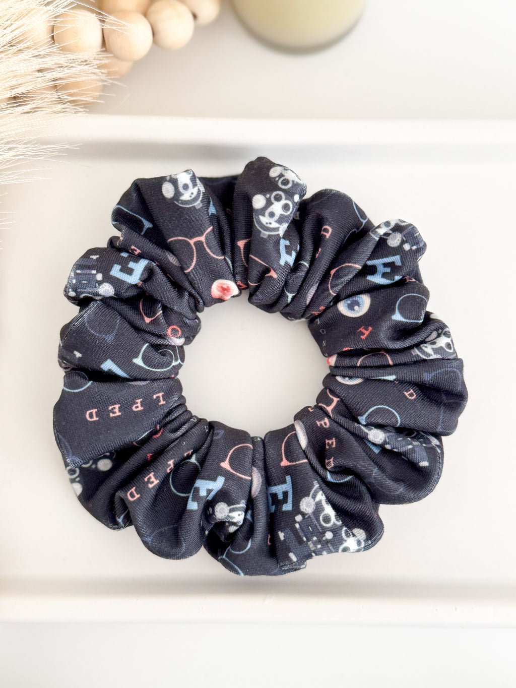 Optometry Scrunchies – Handmade Eye Care Hair Accessories