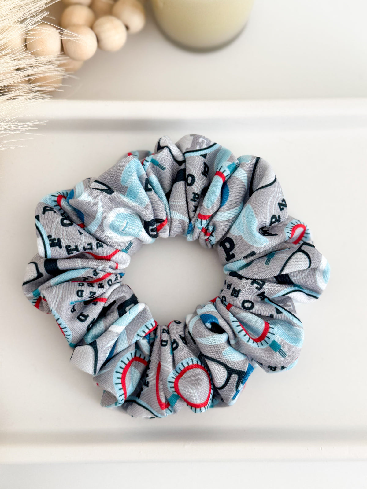 Optometry Scrunchies – Handmade Eye Care Hair Accessories