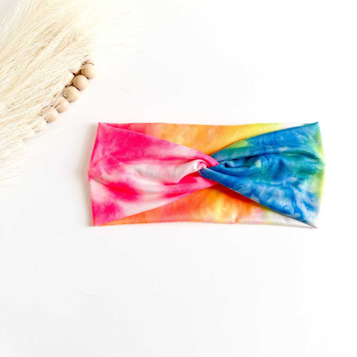 Tie-Dye Twist Headbands for Women – Handmade Soft Stretch Headbands