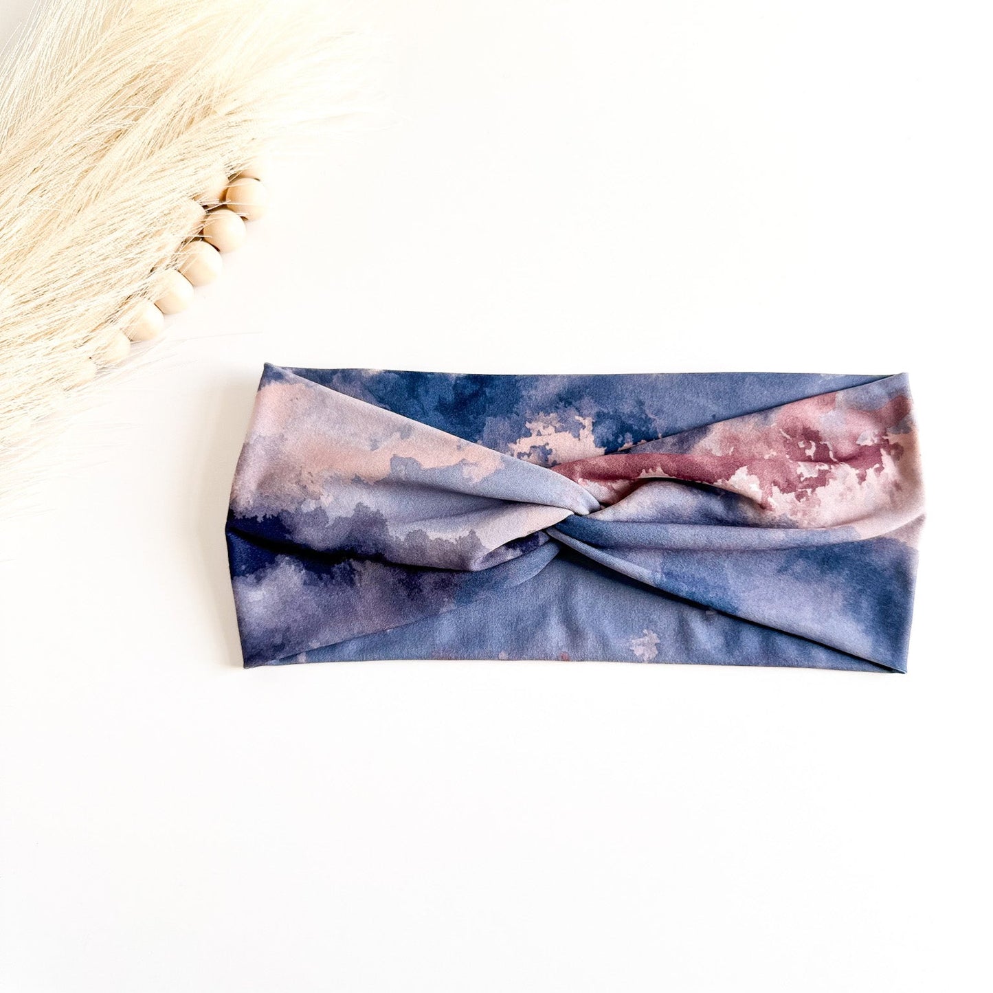 Tie-Dye Twist Headbands for Women – Handmade Soft Stretch Headbands
