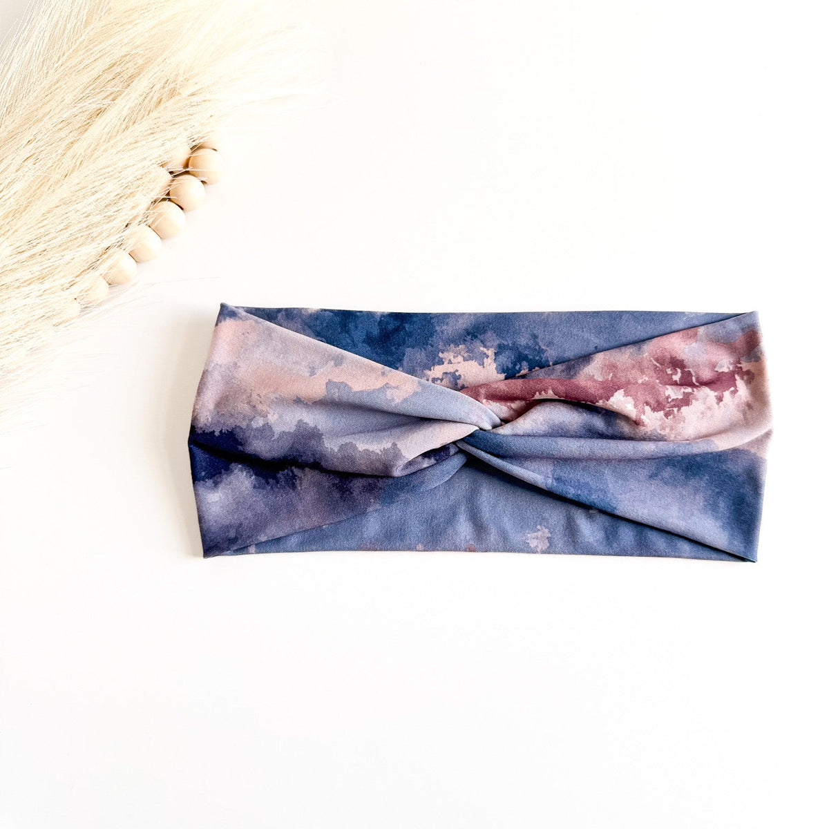 Tie-Dye Twist Headbands for Women – Handmade Soft Stretch Headbands