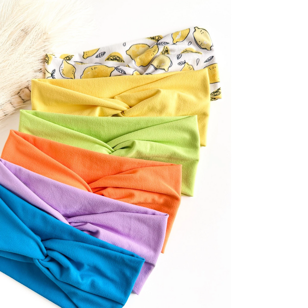 Bright Twist Headbands for Women – Handmade Soft Stretch Headbands