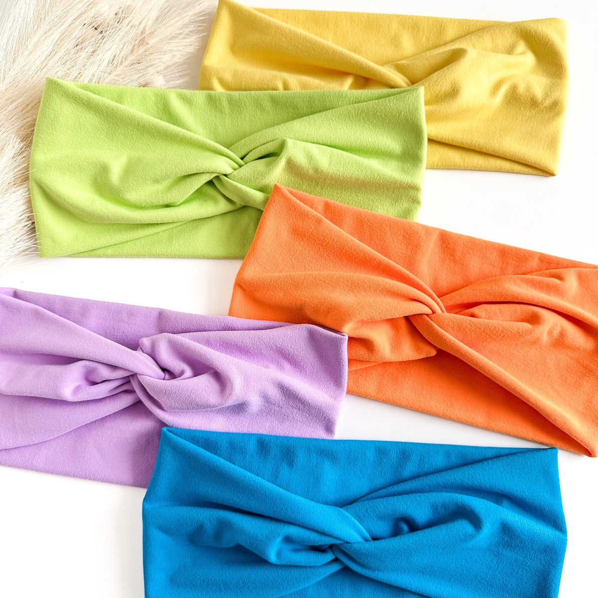 Bright Twist Headbands for Women – Handmade Soft Stretch Headbands