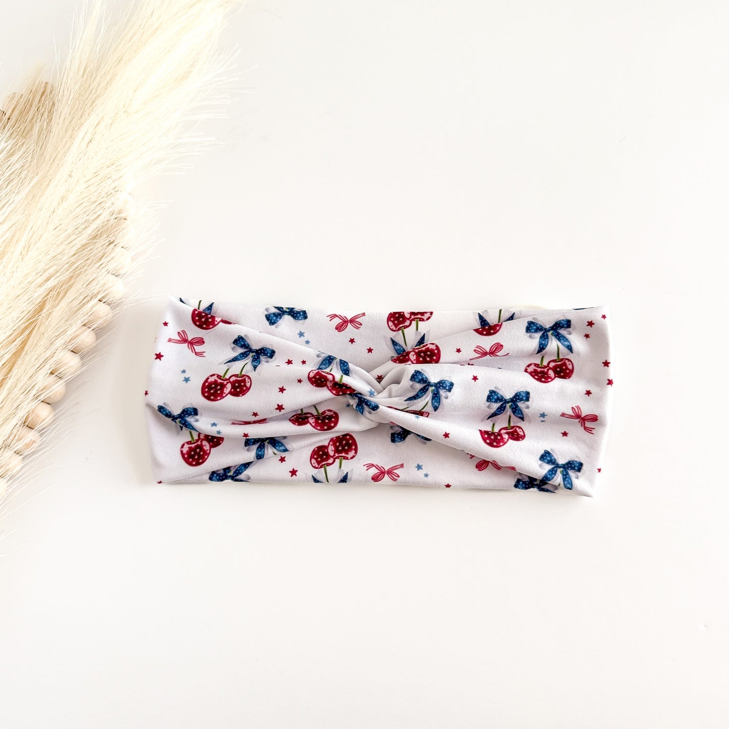 4th July Headband: Red White Blue Patriotic Hair Accessory