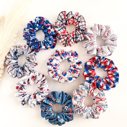 4th of July Scrunchies | Handmade Patriotic Hair Accessories