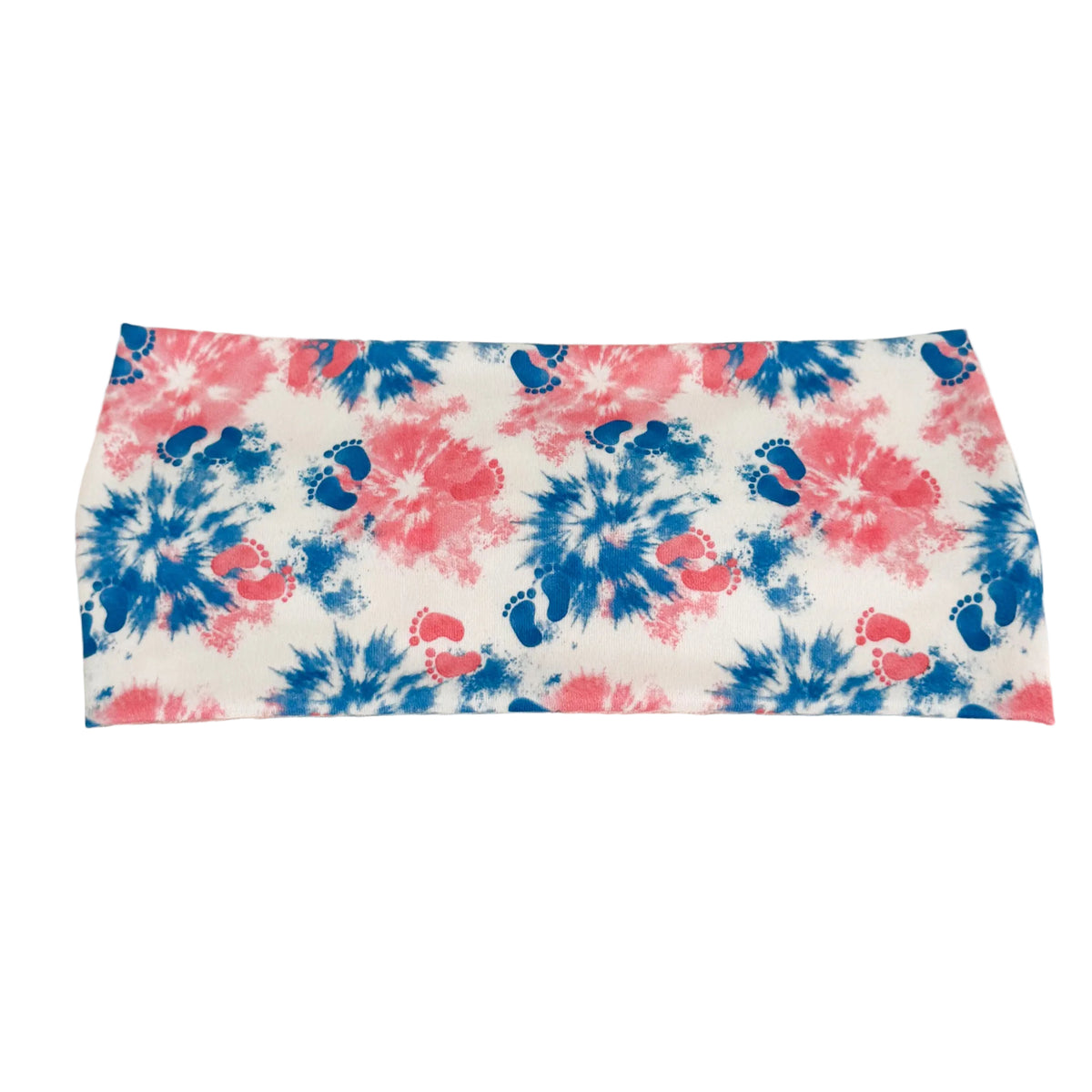 Tie-Dye Newborn Baby Feet Nurse Headband – Labor & Delivery Handmade Headband