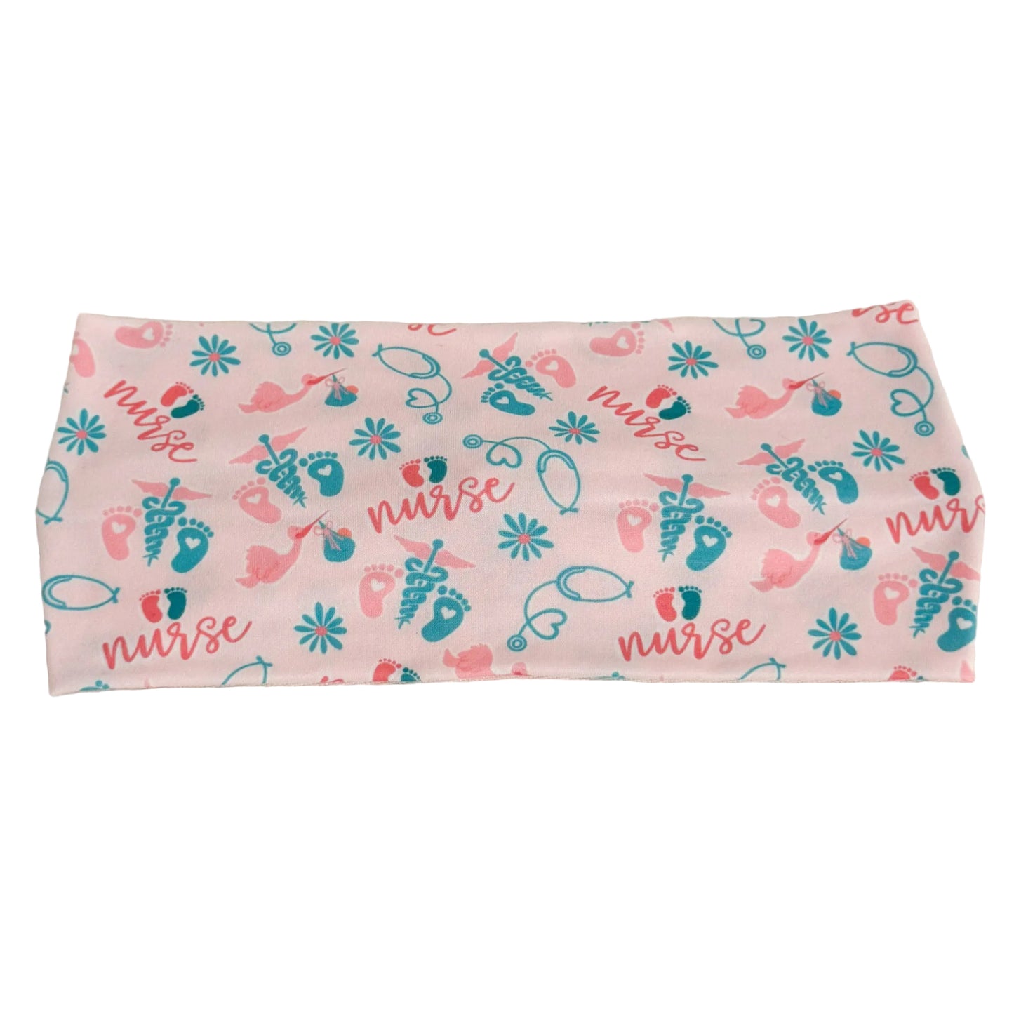 Pink Labor & Delivery Nurse Headband – Labor & Delivery Handmade Headband