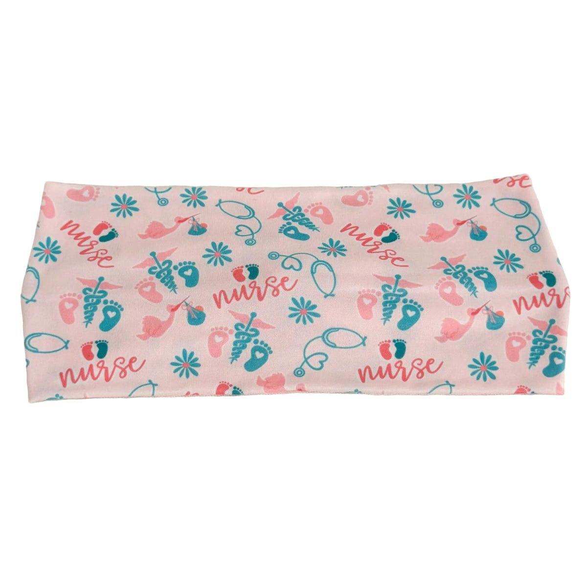 Pink Labor & Delivery Nurse Headband – Labor & Delivery Handmade Headband