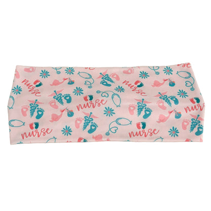 Pink Labor & Delivery Nurse Headband – Labor & Delivery Handmade Headband