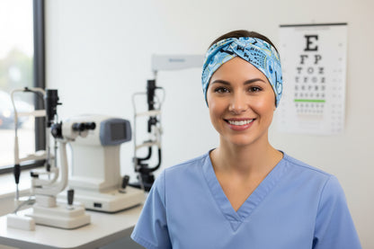 Blue Clear Vision Headband – Optometry Hair Accessory for Clinics