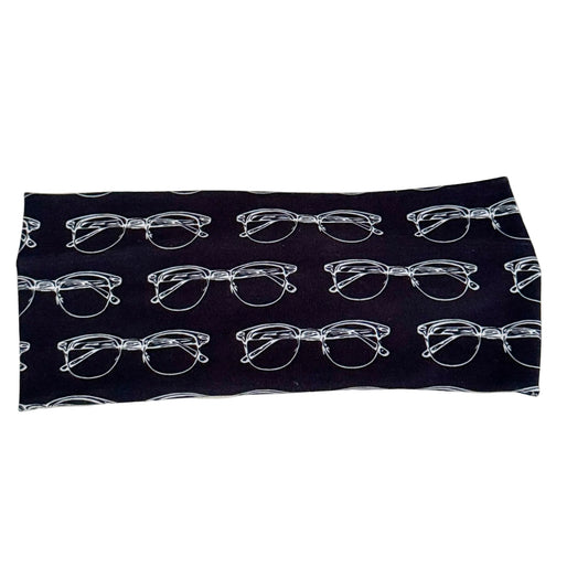 Black Optometrist headband - Eye Care Nurse Handmade Headband